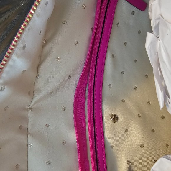 Kate Spade Large Beau Bag in Pink Red - Picture 9 of 10